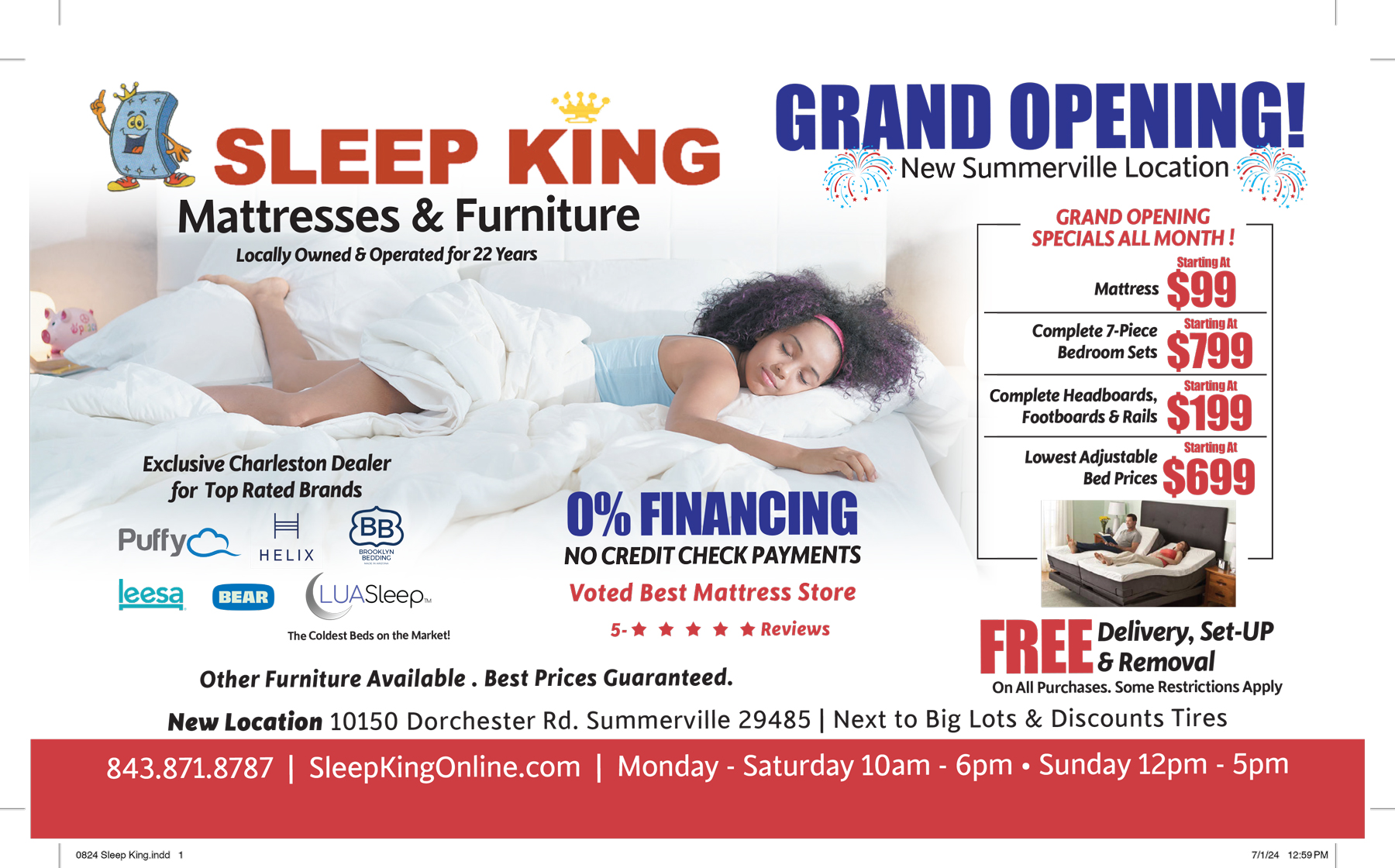 0824 Sleep King Grand Oppening